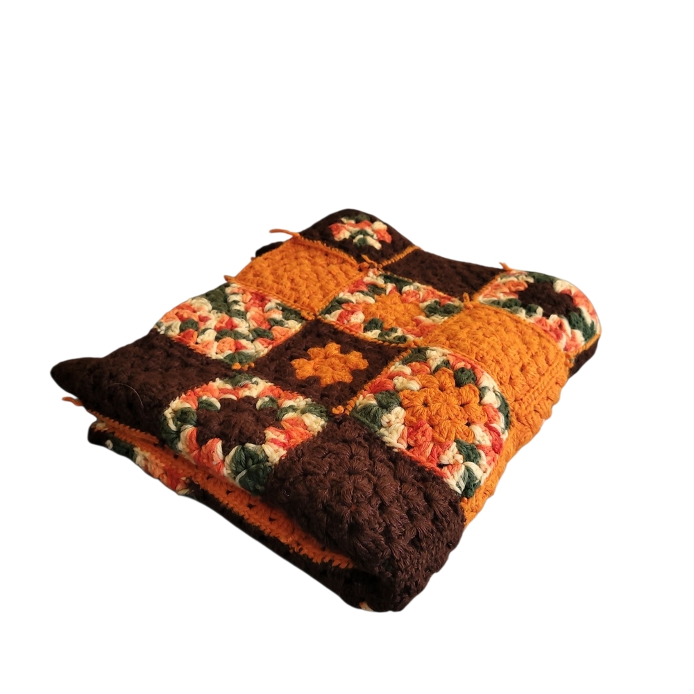 Handcrafted Apghan Crochet Blanket 2 ft 7 in x 4ft - Picture 5 of 5